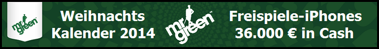 Mr Green Adventskalender