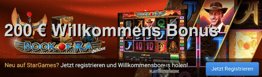 Stargames Novoline Bonus 200 €
