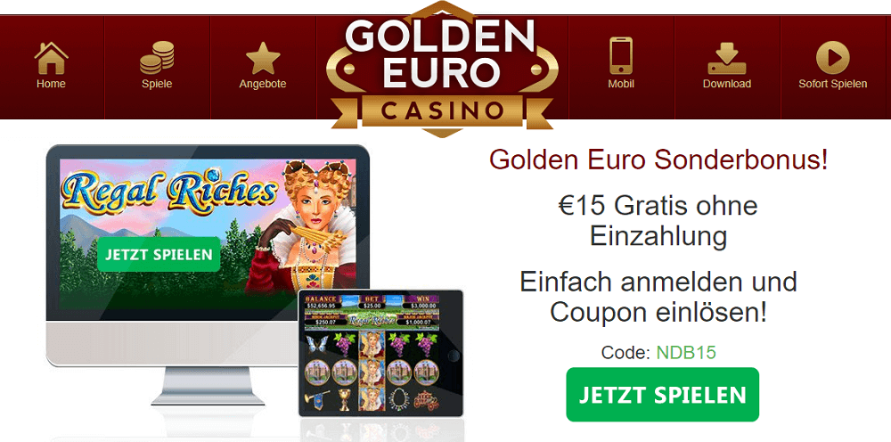 Golden Euro 15 Gratis