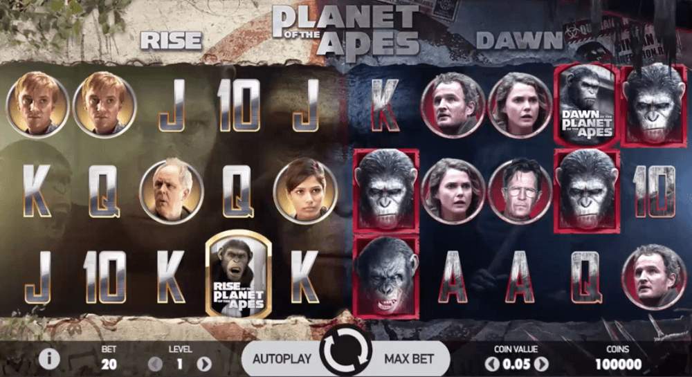 Planet of the Apes Slot Preview