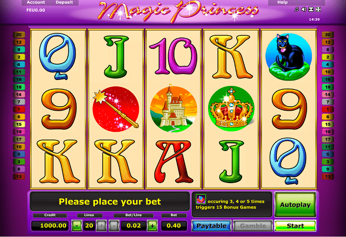 Magic Princess Novoline