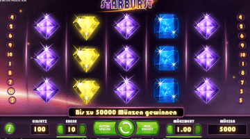 Starburst slot machine NetEnt