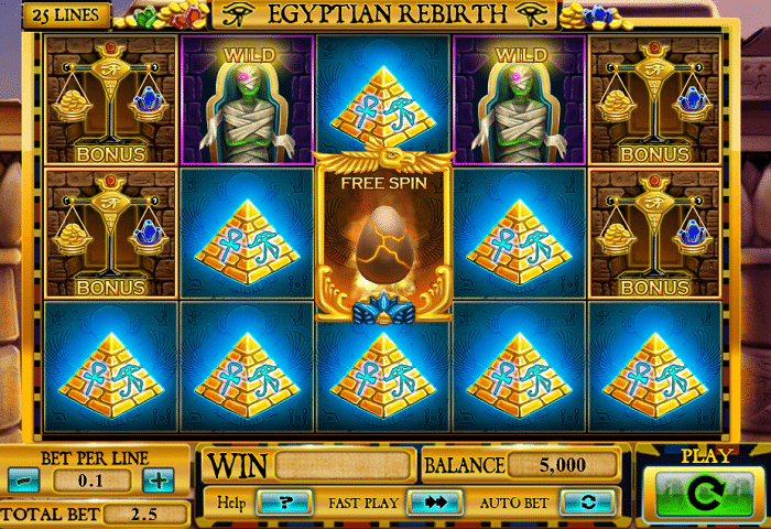 Egyptian Rebirth Spinomenal
