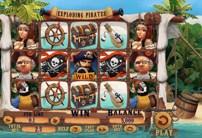 Exploding Pirates Spinomenal