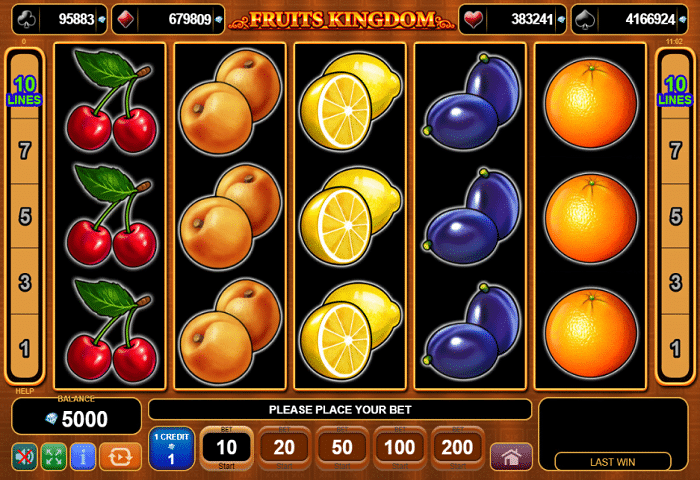 Fruits Kingdom EGT