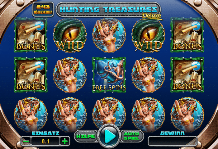 Hunting Treasures Deluxe Spinomenal