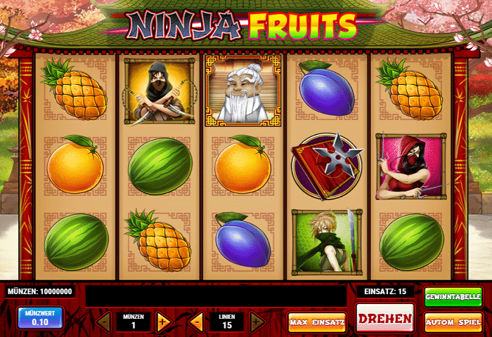 Ninja Fruits Play n Go