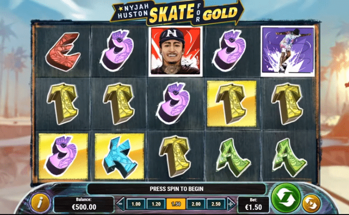 Nyjah Huston Skate for Gold Plan Go