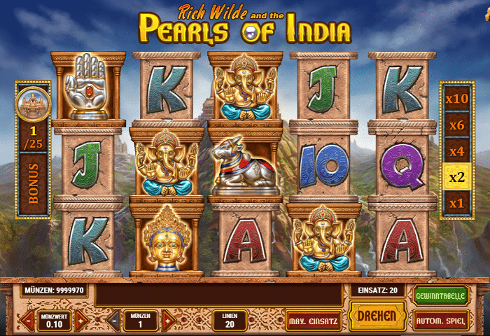 Pearls of India Play n Go