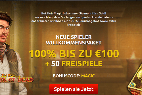 Slots Magic Willkommen Bonus