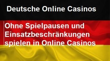 Deutsche online Casinos ohne Auflagen